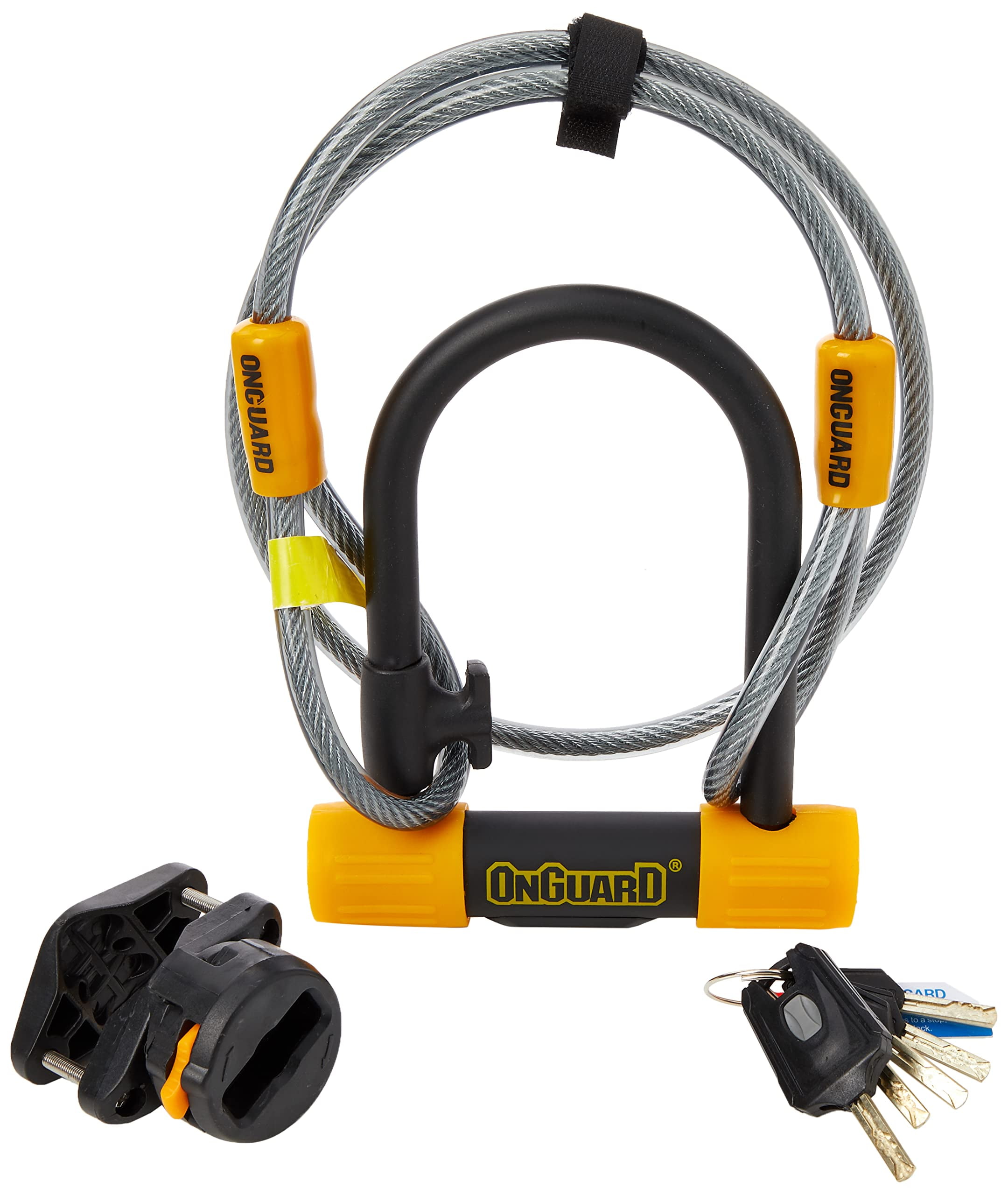 OnGuard BullDog Series U-Lock 4.5 x 9" Black