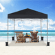 thumbnail image 2 of Renwick 12x12 Ft Instant Pop Up Canopy with One Push To Lock Setup Mechanism, Black, 2 of 9