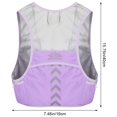 thumbnail image 3 of vlrwzc Unisex Ultralight Running Hydration Vest Backpack Reflective Marathon Trail Pack, 3 of 7