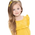 thumbnail image 6 of Wonder Nation Toddler Girls' Embroidered Ruffle Dress with Long Sleeves, Sizes 12M-5T, 6 of 10