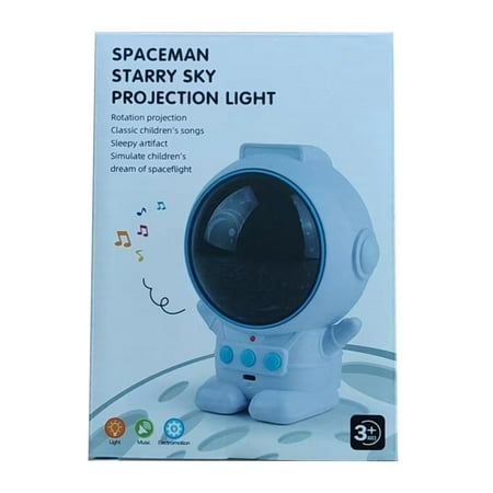 

Sunaei Music Boxes Astronaut Projector Moon Child Night Projector Bedroom Projector Nightlight Projector Astronaut Light Projector Night Light Star Light Abs White