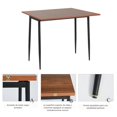 thumbnail image 4 of GOMYHOME Mesa de Comedor Extensible para 2 a 4 Personas Mesa Plegable de Cocina de Usos Múltiples Marrón, 4 of 9