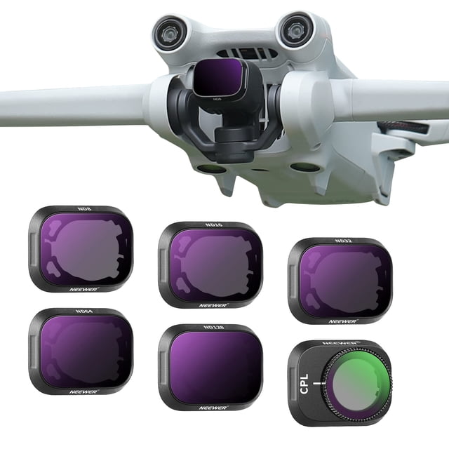 Juego de filtros ND Neewer compatible con DJI Mini 3/Mini 3 Pro