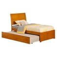 thumbnail image 1 of Atlantic Furniture Lit Simple Plate-Forme Portland Urbain en Caramel, 1 of 4