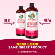 MaryRuths Morning Multivitamin Liquid, Raspberry Flavor, Vegan, Non-GMO, Unisex, with Vitamins C and D, 1 Count, 32 fl oz