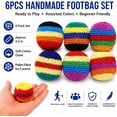 Hacky Sack Bulk Set 6PCS, Colorful Crochet Hacky Sacks Footbags, Soft ...