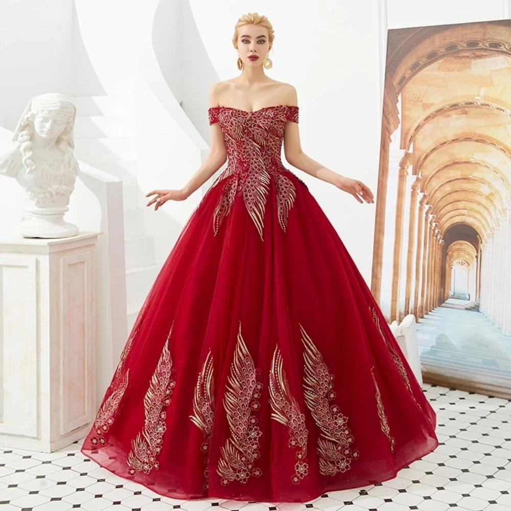puffy ball gown