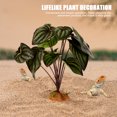 thumbnail image 2 of Plantas artificiales para reptiles, decoración de terrario para reptiles, accesorios para tanque de dragón barbudo, decoración de hábitat para anfibios., 2 of 8