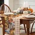 thumbnail image 3 of Hellow Fall Table Runner, Autumn Thanksgiving Kitchen Dining Table Decoration for Home Party Decor 13x90 Inches, 3 of 9
