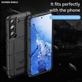 thumbnail image 6 of Durable Sturdy Phone Case for Samsung Galaxy S23, Heavy Duty Shockproof Slim Rubber Full Body Protection Shockproof Case Cover for Samsung Galaxy S23 HD Black, 6 of 8