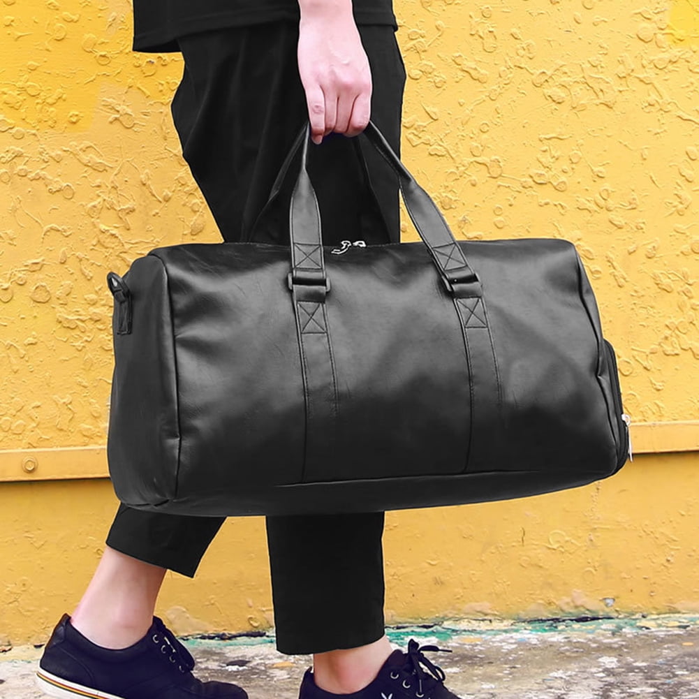 Leather gym bag hotsell