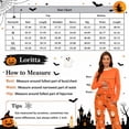 thumbnail image 4 of Loritta Halloween Women's Pajamas 2 Piece Set Long Sleeve Round Neck Sleepwear Lounge Sets with Pocket for Mother's Day Gifts S-2XL, 4 of 6