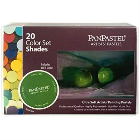 PanPastel Artists’ Painting Pastels Set - Shades, Set of 20