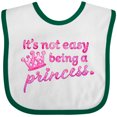 thumbnail image 3 of Inktastic It's Not Easy Being a Princess Girls Baby Bib, 3 of 4