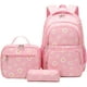 thumbnail image 1 of Mochilas escolares 3 en 1 para niñas, mochila para escuela primaria, mochila para niños, bolsa de libros con estuche para el almuerzo JFHHH pequeña, 1 of 5