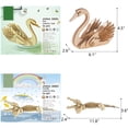 thumbnail image 4 of Puzzle 3D de madera con forma de esqueleto de animal salvaje, juego de 6 piezas i-Chony, 4 of 6