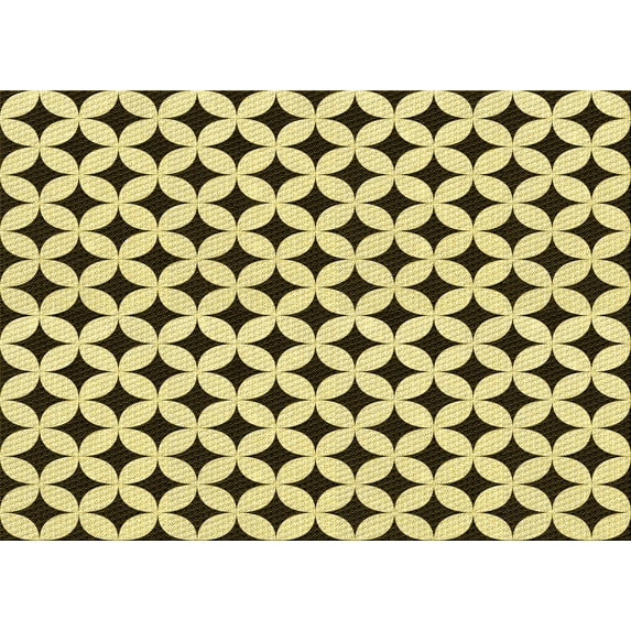 Ahgly Company Indoor Rectangle Patterned Red Dirt Brown Area Rugs, 6' x 9'