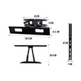 thumbnail image 4 of Soporte De Pared Con Doble Brazo Monitor Tv 23 A 86 Pulgadas De Pared 80kg, 4 of 8