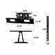 thumbnail image 4 of Soporte De Pared Con Doble Brazo Monitor Tv 23 A 86 Pulgadas De Pared 80kg, 4 of 8