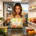 thumbnail image 5 of MKHSQHDG Ventes Aujourd'hui Liquidation Réutilisable Aluminium Scellable Rangement 2026 Pochettes Refermables sous Vide à Fermeture Éclair pour Aliments Fermeture Éclair Autoportante Rangement de Congélateur avec Étiquette pour Aliments Viande Fruits de Mer Légumes, 5 of 5