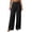 Black(New&Hot), variant on No Boundarie Dress Pants for Women Oversized High Waisted Pull On Pleated Flowy Baggy Classic Office Work Pants,Black,Size L