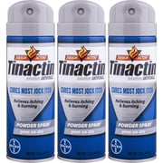 Tinactin Jock Itch Spray Powder,4.6 oz. Pack of 3