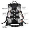 thumbnail image 3 of West Biking Sport Backpack 10L Capacity Hydration Pack Outdoor Leisure Travel Bag, Orange, 3 of 10