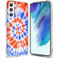 thumbnail image 1 of TalkingCase Slim Case Compatible for Samsung Galaxy S21 FE 5G (Fan Edition), Tie Dye Swirl Print, Lightweight, Flexible, Soft, USA, 1 of 7