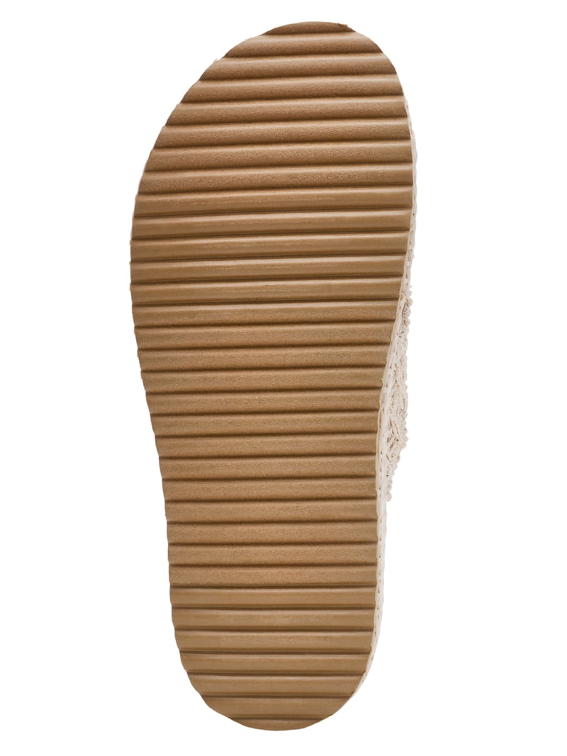 DV Dolce Vita Women's Nilo Wedge Sandal – Iridescent, Size 11, Padded Sock For Comfort