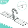 thumbnail image 4 of Uxcell 93mm Ceiling Hooks Wall Mount Hanger Galvanized Iron, 4 Count, 4 of 5