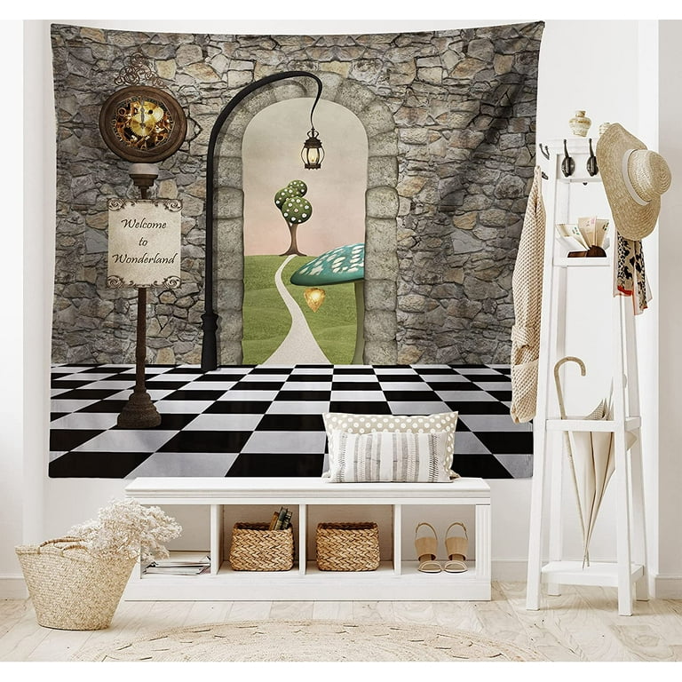 Alice in Wonderland Tapestry Playing Card Illustration 6 of