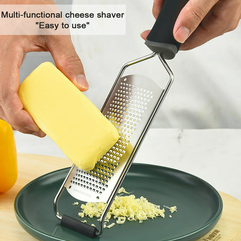 Handheld Stainless Steel Cheese Grater for Kitchen - Fine Shredder