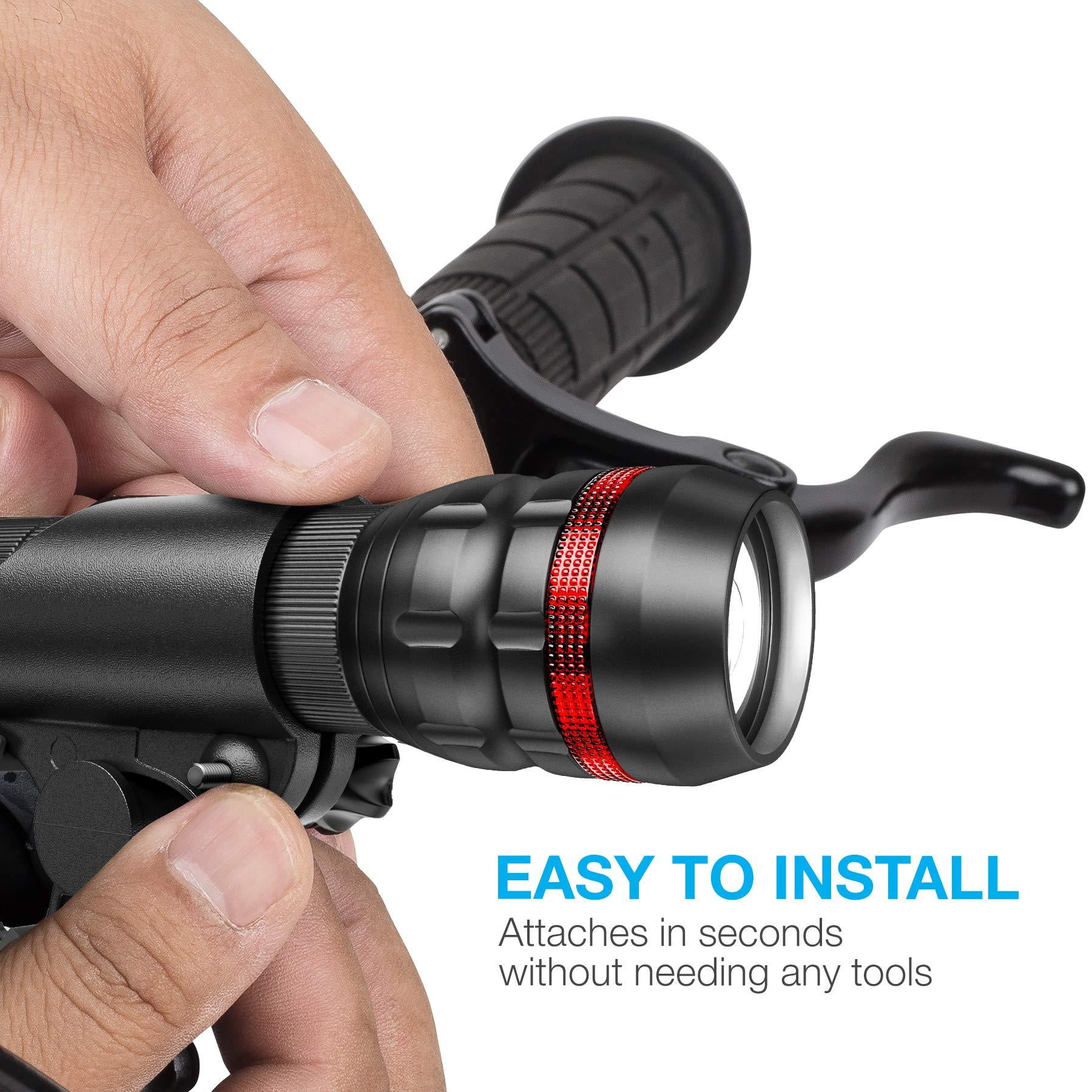 Powerf Details about   Vont 'Scope' Bike Light Bicycle Light Installs in Seconds Without Tools 