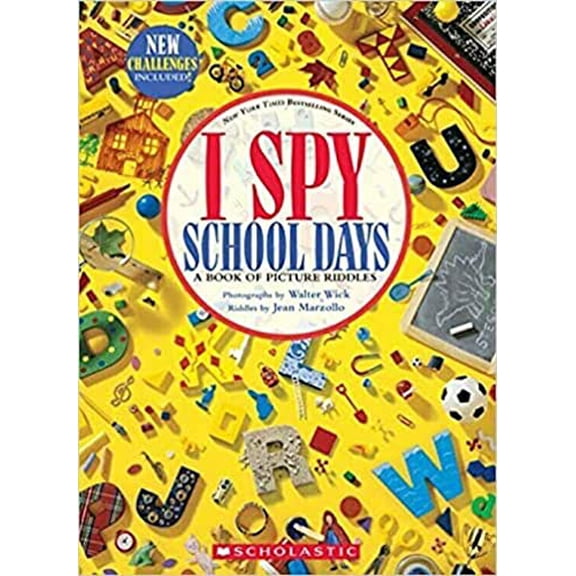 Pre-Owned I Spy School Days: A Book of Picture Riddles by Jean Marzollo (Hardcover), Children's Books, English