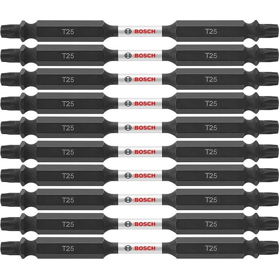 Bosch Genuine 10 pc. Impact Tough 3.5" Torx -25 Double-Ended Bits - ITDET2535B