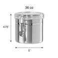 thumbnail image 2 of Oggi Food Storage Container, 36-Ounce, Stainless Steel, 2 of 6