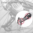 thumbnail image 4 of Desviador trasero de bicicleta, rodamientos ámica, rueda de guía de polea, desviador de bicicleta de 16T para ciclismo, piezas de bicicleta de Rojo Baoblaze Cambio trasero, 4 of 8