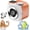 Orange, variant on Mini Camera Shaped Portable Fan with Lanyard, Mini Camera Shaped Necklace Fan, 199-Speed USB Rechargeable Personal Fan with LED, Cute Camera Shaped Mini Fan, for Outdoor, Office, Travel (Green)