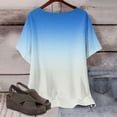thumbnail image 5 of Plebaso Hauts d'Été pour Femmes Manches Courtes Col Rond T-Shirts Confortables Blouses Amples pour Femmes, 5 of 5