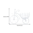 thumbnail image 4 of 1pc en forma de bicicleta creativa con forma de maceta con soporte de maceta montada en la pared (blanco), 4 of 5