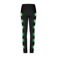 thumbnail image 5 of AUNVITO Women's St. Patrick's Day All-Over Print Yoga Leggings Skinny Fit Casual and Festive Style, 5 of 6