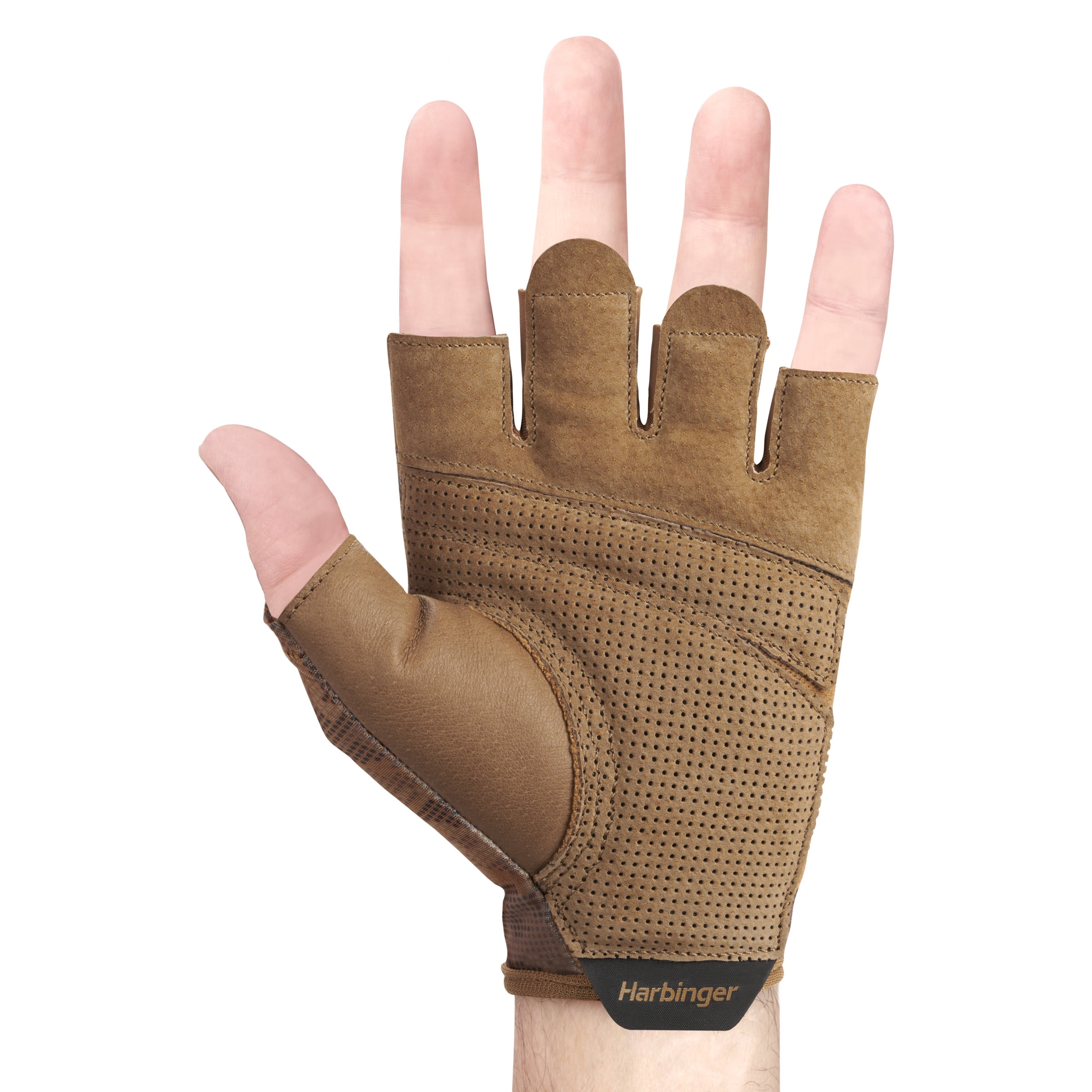 (2 pack) HB Pro Gloves 2.0 Tan Camo Large