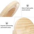 thumbnail image 4 of WEUVEB 4Pcs kids catanets Wood Color finger castanet Traditional Percussion Design Home Learning, 4 of 4