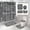 Gray, variant on 4Pcs Bathroom Rules Shower Curtain Sets, Black Bathroom Decor Set, Bathroom Wooden Signs Shower Curtain with 12 Hooks,Bath Mat, Toilet Lid Rug and Non-Slip U Shape Mat Accessories
