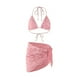 thumbnail image 1 of Traje de baño de bikini para mujer (3 piezas) ropa de playa superior e inferior de los spas de clubes salones de playa de piscina de natación, 1 of 8