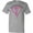 AC-Heather Grey, variant on Inktastic Breast Cancer Awareness with Pink Ribbon Heart T-Shirt