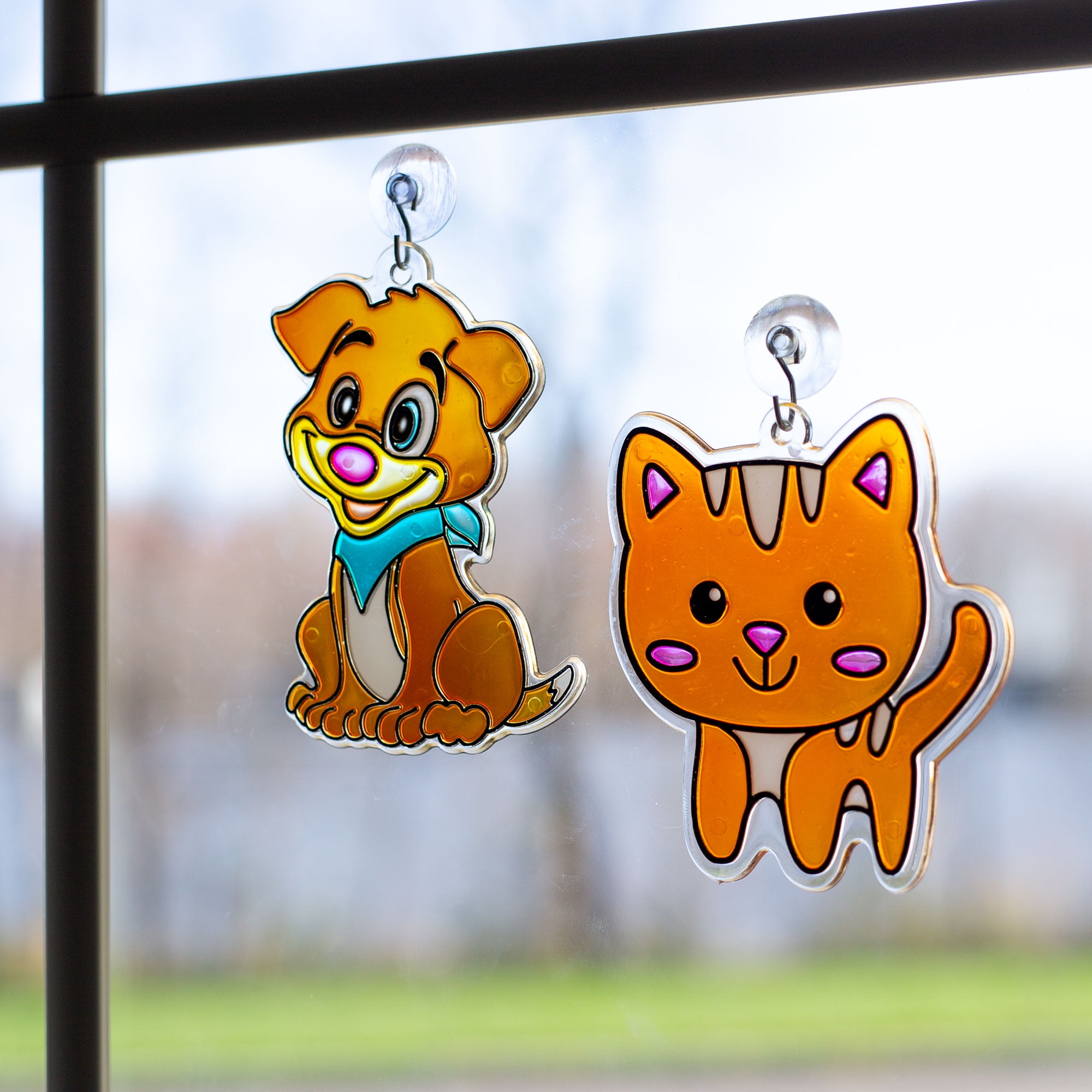 Hello Hobby Ready-to-Paint Clear Puppy Sun Catcher