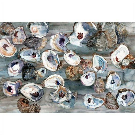 Carolines Treasures 8957PLMT Bunch Of Oysters Fabric Placemat