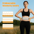thumbnail image 3 of Adjustable  Wireless Abdominal Massager belt with Heat Therapy, 3 of 8