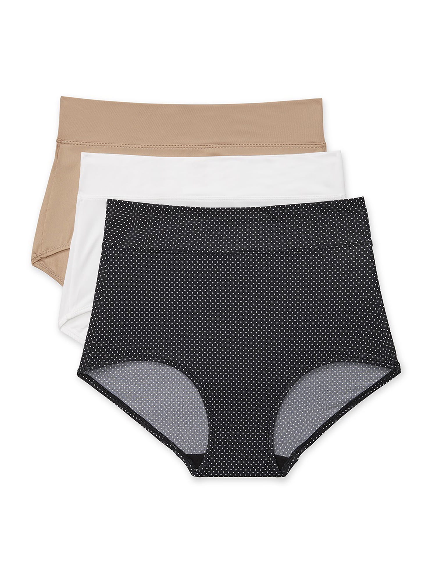 Warners Blissful Benefits Dig-Free Microfiber Brief 3-Pack RS9043W ...